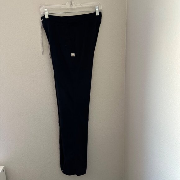 Vuori Halo Leggings High Rise Drawcord Slim Fit Slash Pockets Minimalist Black M - Picture 11 of 13